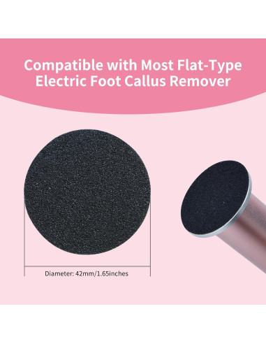 120 Discos de Lija Reemplazables APRELM para Removedor de Callos