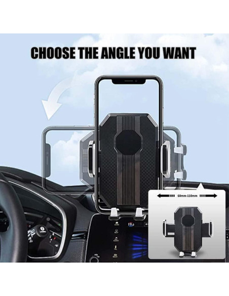 Soporte para Teléfono de Coche HIYITKS Universal Ajustable