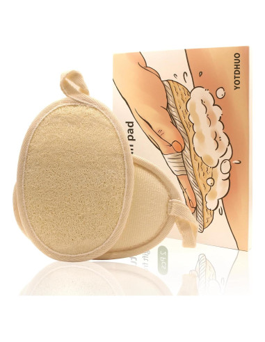 Esponjas Exfoliantes de Lufa Natural TIDIHUO Paquete de 2