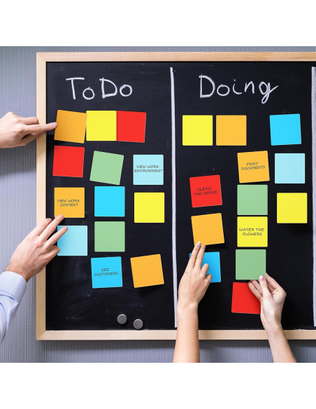 Notas Adhesivas Borrables Crtiin 24 Pack 7.62x7.62cm Colorido