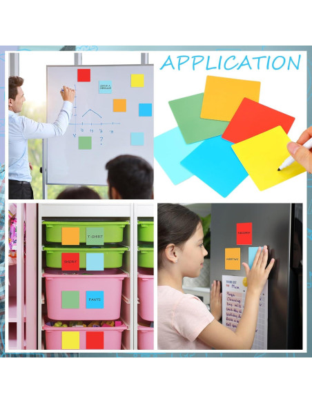 Notas Adhesivas Borrables Crtiin 24 Pack 7.62x7.62cm Colorido