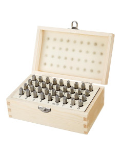 Kit de Sellos de Letras y Números Amazon Basics 36 Piezas