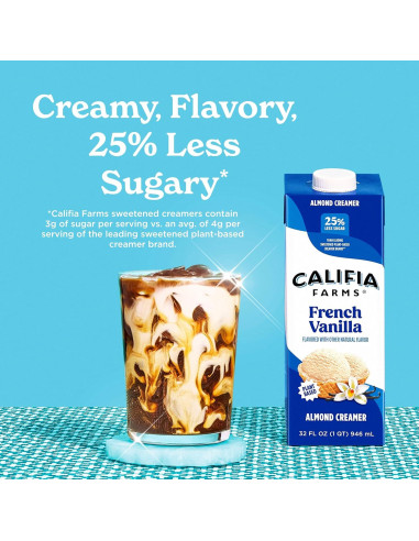 Crema de Café de Almendra Califia Farms Vainilla 192 Oz