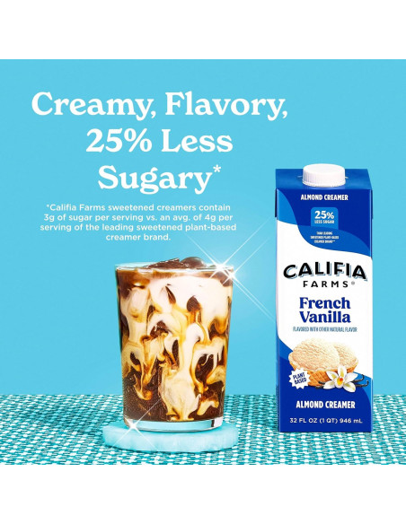 Crema de Café de Almendra Califia Farms Vainilla 192 Oz