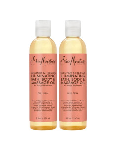 SheaMoisture Aceite de Baño y Masaje Coco e Hibisco 2x236.6ml