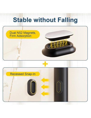Soporte Magnético Autoadhesivo para Control Remoto Vaszu - 6 Unidades