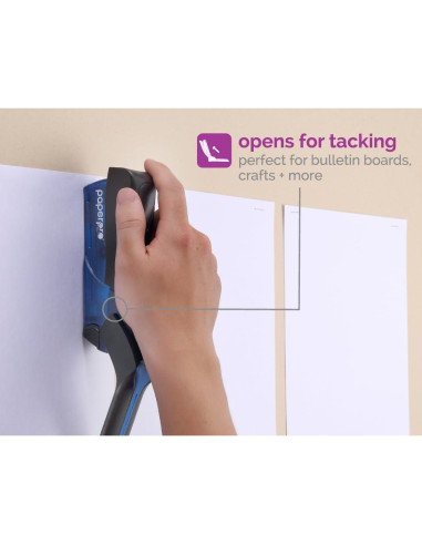 Grapadora Compacta PaperPro 15 Hojas Sin Esfuerzo - Ideal Artritis