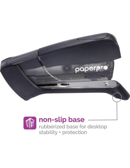 Grapadora Compacta PaperPro 15 Hojas Sin Esfuerzo - Ideal Artritis