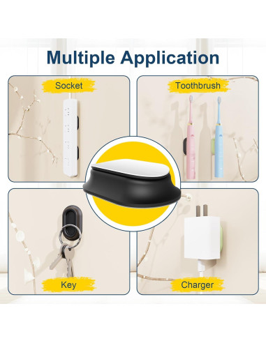 Soporte Magnético Autoadhesivo para Control Remoto Vaszu - 6 Unidades