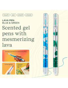 Juego de bolígrafos de gel aromatizados Lifelines - 2 unidades 0.7mm 2