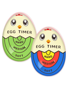 Temporizador de huevo Lasubst verde para cocción perfecta