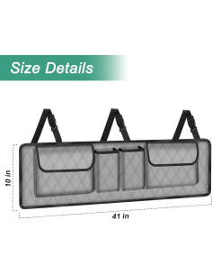 Organizador de Maletero Femuar - 104cm x 25cm, Impermeable 2