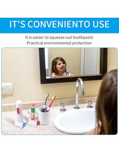 Exprimidor de Pasta de Dientes KINMINGZHU 3 Piezas Azul