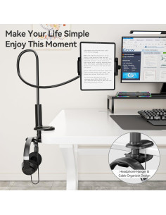Soporte para Tableta KDD Gooseneck Ajustable 99 cm 2