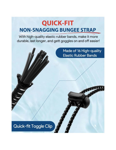 Gafas de natación Otionus polarizadas HD para adultos