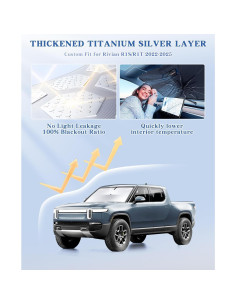 Sombrilla de Parabrisas Epltion Rivian R1T/R1S 2022-2025 UPF50+ 2