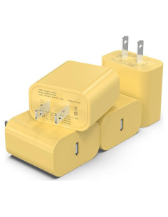 Cargador Rápido USB C 20W iGENJUN 4 Pack Adaptador Pared