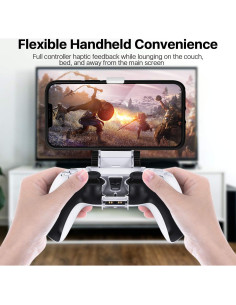Soporte para teléfono TNP PS5 - Clip ajustable para DualSense 2