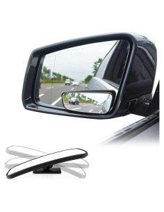 Espejo de Punto Ciego LIBERRWAY Ajustable Convexo 2 Piezas