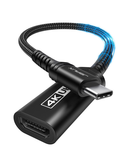 Adaptador JSAUX USB C a HDMI 4K - Compatible con iPhone 15 Pro Max