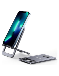 Soporte para Teléfono JSAUX Plegable Ajustable Gris 10-20 cm