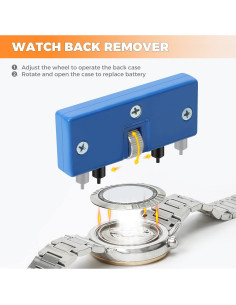 Kit de Reparación de Reloj Kingsdun - 108 Piezas, Herramientas DIY 2