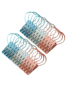 Pinzas de Ropa Foshine 24 Piezas Resistentes Colores Variados