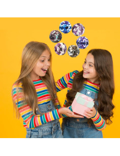 Paquete de 6 Pelotas Saltarinas QOUXZ Camuflaje 6.86cm 2