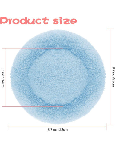 Almohadilla Redonda para Hámster BWOGUE 22 cm Terciopelo