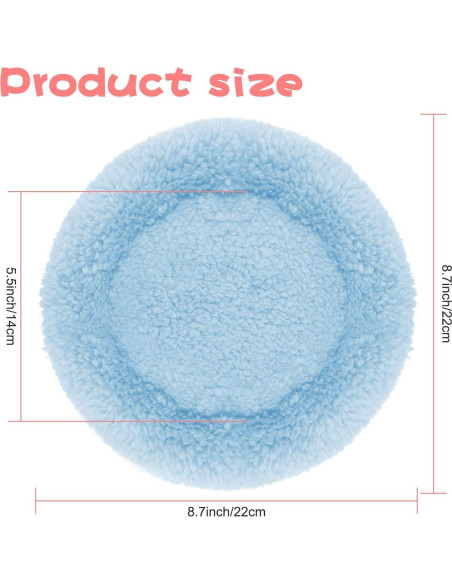 Almohadilla Redonda para Hámster BWOGUE 22 cm Terciopelo