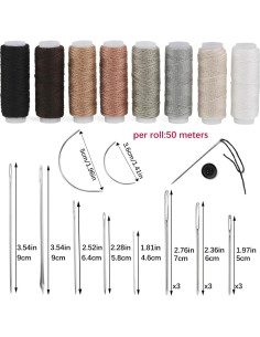 Kit de Costura BAGERLA para Reparación de Tapicería 32 Piezas 2