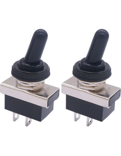 Interruptor de Palanca a Prueba de Agua Weideer 12V 25A 2 Pines 2