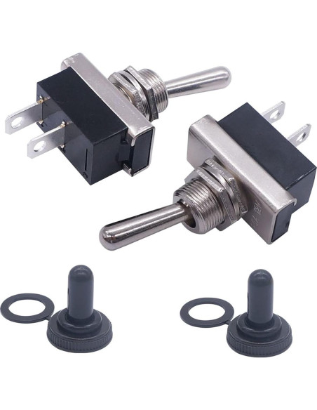 Interruptor de Palanca a Prueba de Agua Weideer 12V 25A 2 Pines Interruptor de Palanca a Prueba de Agua Weideer 12V 25A 2 Pines