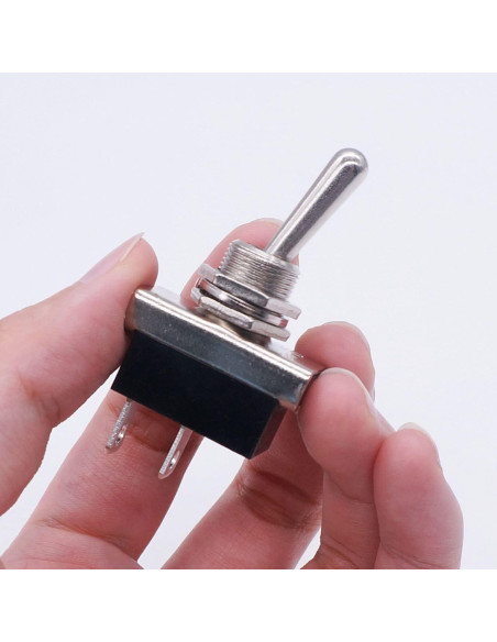 Interruptor de Palanca a Prueba de Agua Weideer 12V 25A 2 Pines Interruptor de Palanca a Prueba de Agua Weideer 12V 25A 2 Pines