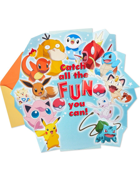 Tarjeta de Cumpleaños Pop Up Hallmark Pokémon Niños 14.7x21 cm