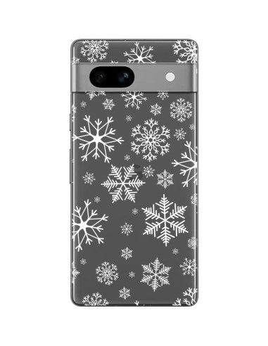 Funda Blingy's para Google Pixel 7a - Copos de Nieve - TPU 6.1"