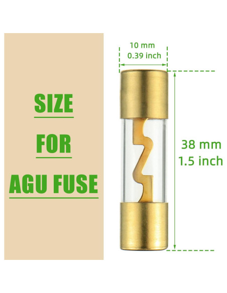 Soporte de Fusible AGU SIGANDG 100A Impermeable para Coche