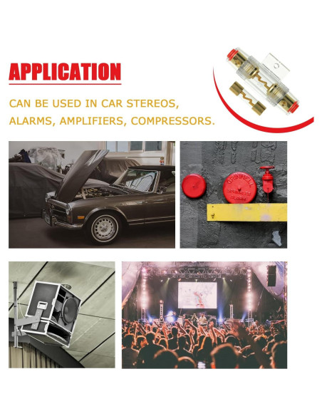 Soporte de Fusible AGU SIGANDG 100A Impermeable para Coche