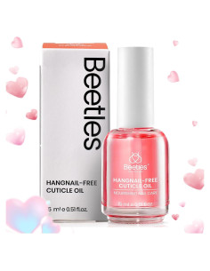 Aceite de Cutícula Beetles 15ml Rosa con Vitamina E Natural