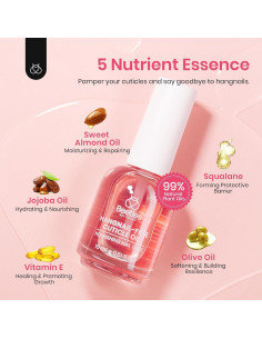 Aceite de Cutícula Beetles 15ml Rosa con Vitamina E Natural 2