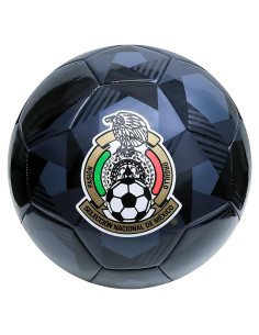 Balón de Fútbol Icon Sports Tamaño 5 Negro Licenciado