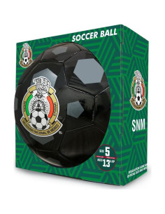 Balón de Fútbol Icon Sports Tamaño 5 Negro Licenciado 2