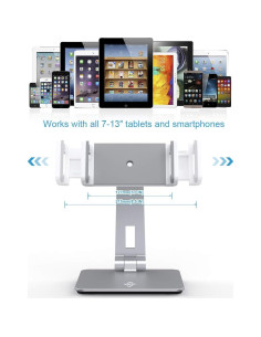Soporte para Tabletas KABCON Ajustable Aluminio 4-14" 2