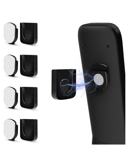 Soporte Magnético para Control Remoto GUZE-US 4 Piezas Negro