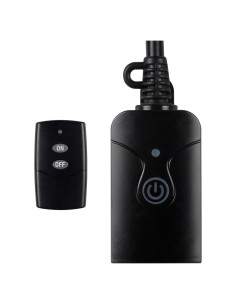 Enchufe Inalámbrico HBN Control Remoto 15A para Interiores y Exteriores