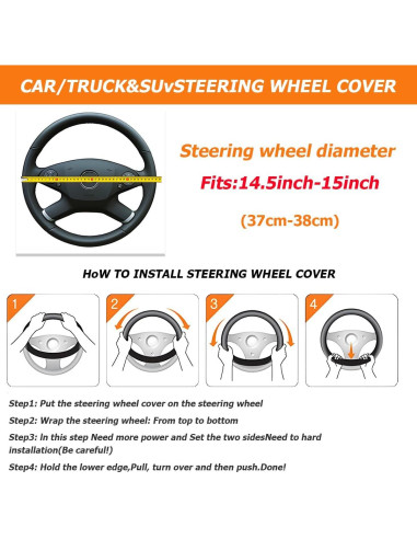 Cubierta de Volante de Peluche Osilly 36.83-38.1 cm Antideslizante