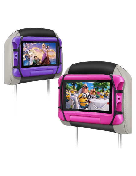 Soporte de Tableta para Coche BIGASUO 2 Pack Ajustable