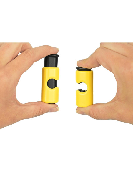 Juego de 6 Clips para Bolsas de Pan Antideslizantes - Rojos, Azules y Amarillos