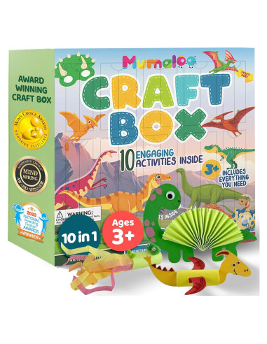 Caja de Manualidades Dinosaurios Mumaloo - 10 Proyectos Creativos