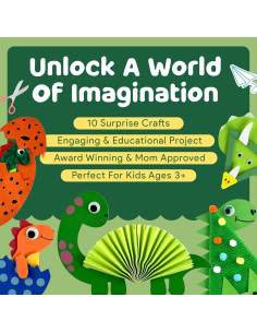 Caja de Manualidades Dinosaurios Mumaloo - 10 Proyectos Creativos 2